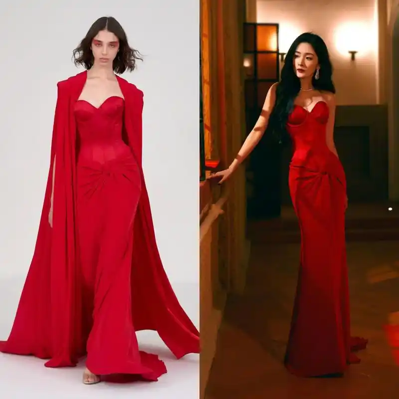 杨幂 x 微博之夜  alexis mabille spri - 抖音