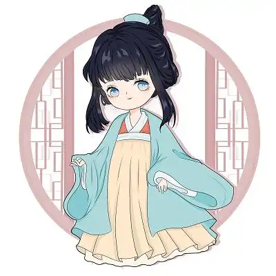 古风q版卡通人物元素古风q版元素