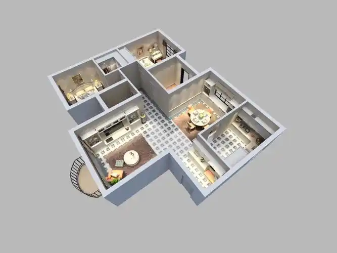 3d效果图,全景效果图,3a全景图,产品系列…-堆糖,美好生活研究所