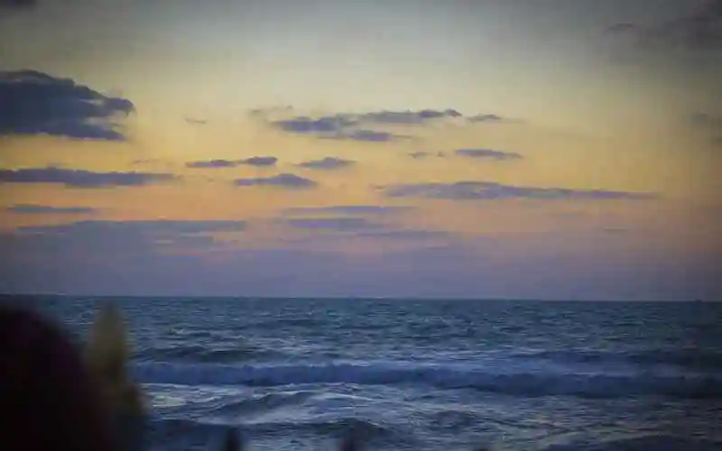 网红夕阳晚霞背景图