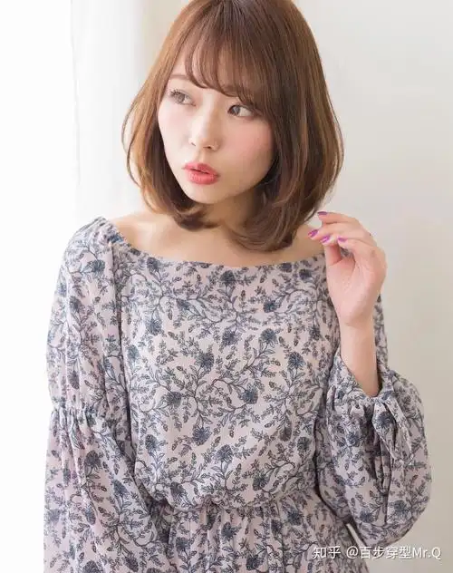 齐肩微卷烫发发型合集