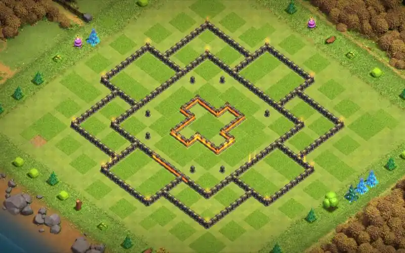 【部落冲突】十本阵型,好看就行了