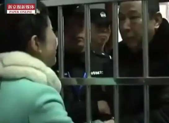 刘汉行刑前会见亲属视频曝光 紧握女方双手(图)