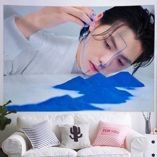 盗墓笔记张起灵小哥肖宇梁挂布宿舍背景装饰卧室床头挂布墙布挂毯