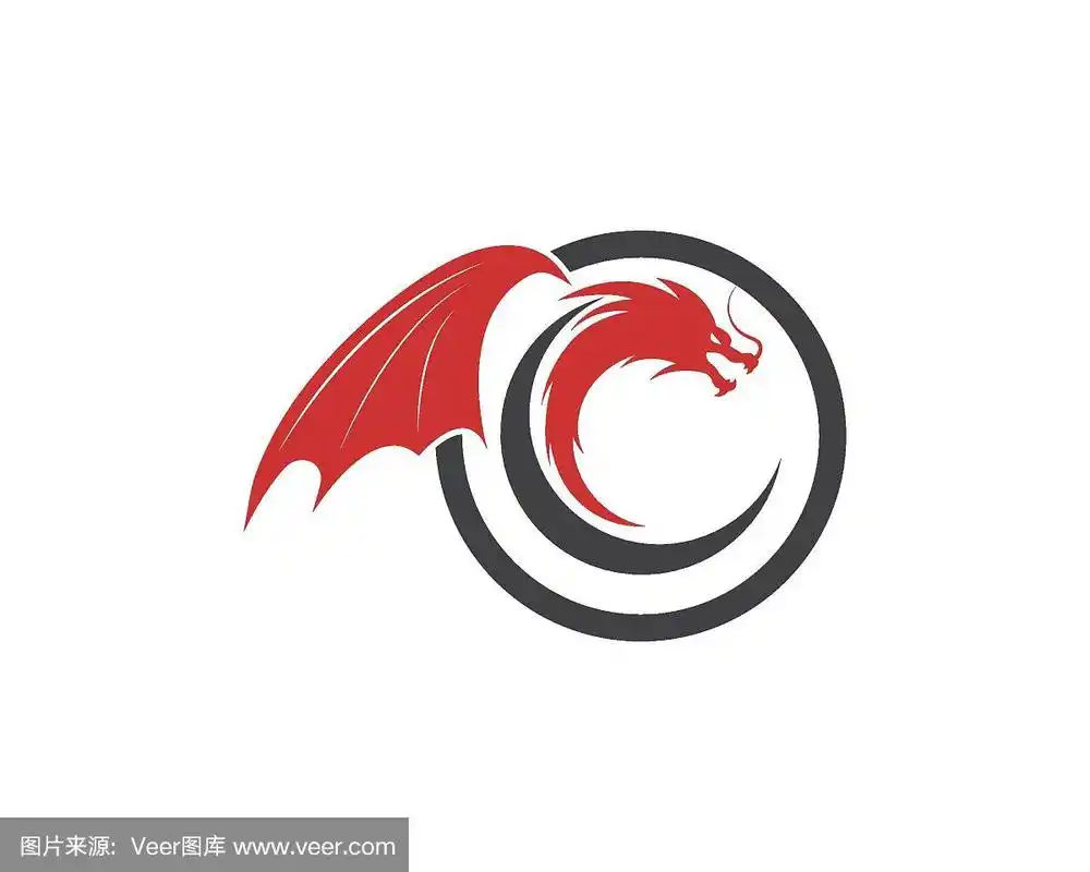 龙标志矢量模板