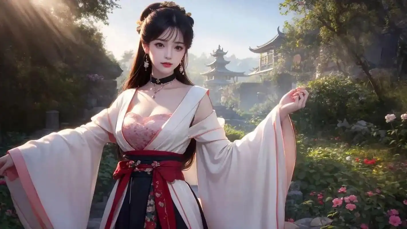 ai画作 | 古装打扮美丽动人的手游美少女#ai# #ai共创计划# #ai美少女