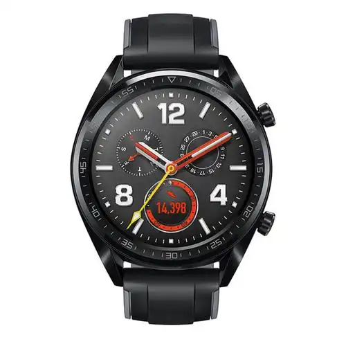 huaweiwatchgt运动版黑色华为手表两周续航户外运动手表实时心率高清