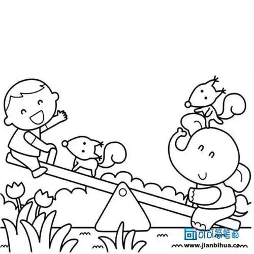 幼儿玩的简笔画 简笔画图片大全-蒲城教育文学网