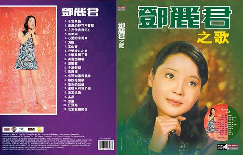 邓丽君之歌 港台原版 音乐艺术 琴谱书 cd