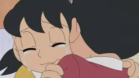 哆啦a梦:静香最难过的一天,就是大雄搬家,抱着大雄一直哭!