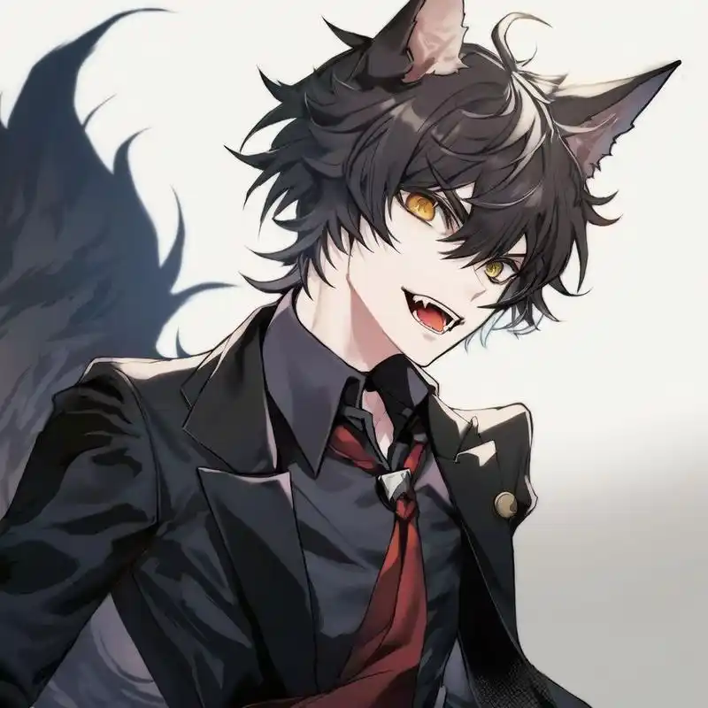 奇怪的动漫头像(德蒙&狼人)增加了 ai作图,nj生成,私用自取,禁止商用