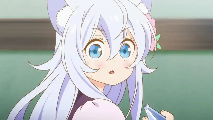 动漫里的银发美少女白毛才是真爱