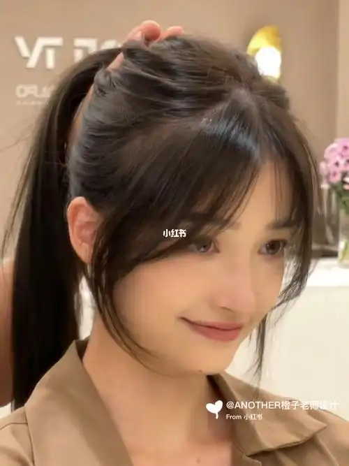 氛围感八字刘海谁剪谁好看百搭不挑人