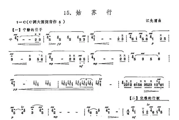 笛子十大名曲