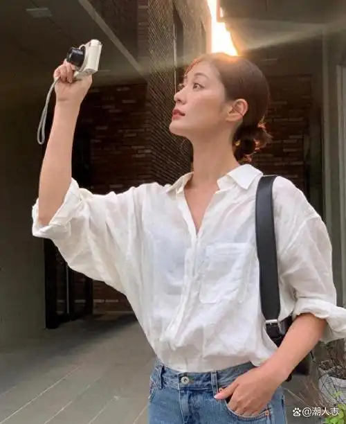 早秋,唯有"亚麻衬衫"不可辜负!4个搭配思路,教你穿出好气质