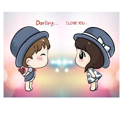 新款满钻小幅钻石画浪漫卡通小情侣十字绣 商品反馈