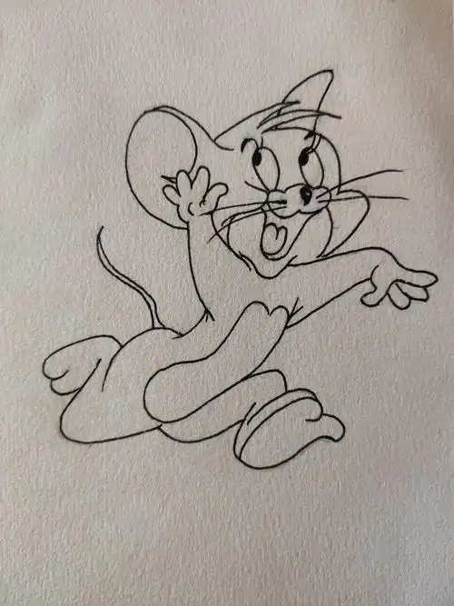 零基础学画画,好运"鼠"于你,小老鼠杰瑞教程 - 简书