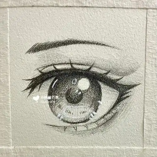 手绘眼睛画法带详细步骤