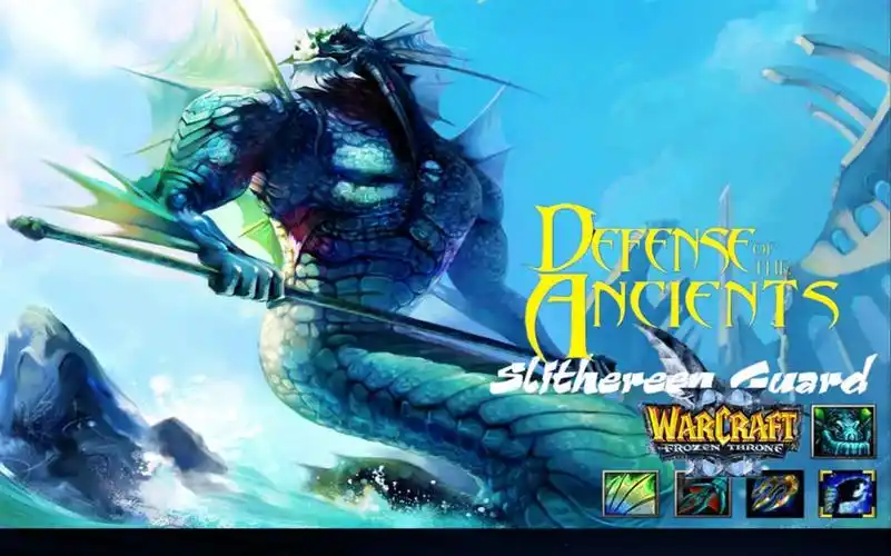 魔兽争霸3 dota1鱼人守卫pve1v5-ap(6.77ai)