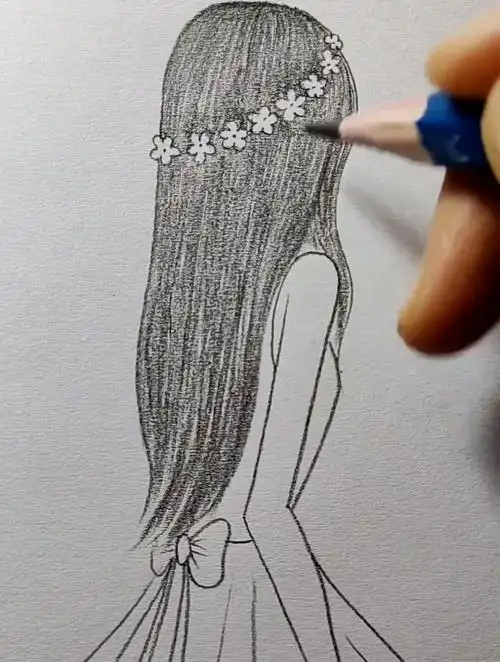 侧面女孩这样画,分分钟就能学会 简笔画-度小视