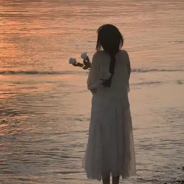 女人看大海背影照-女生头像 - 壁纸之家