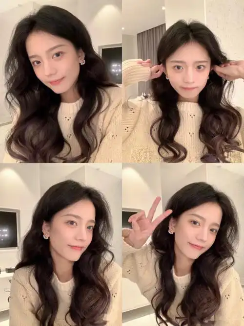 韩式浪漫卷发气垫烫