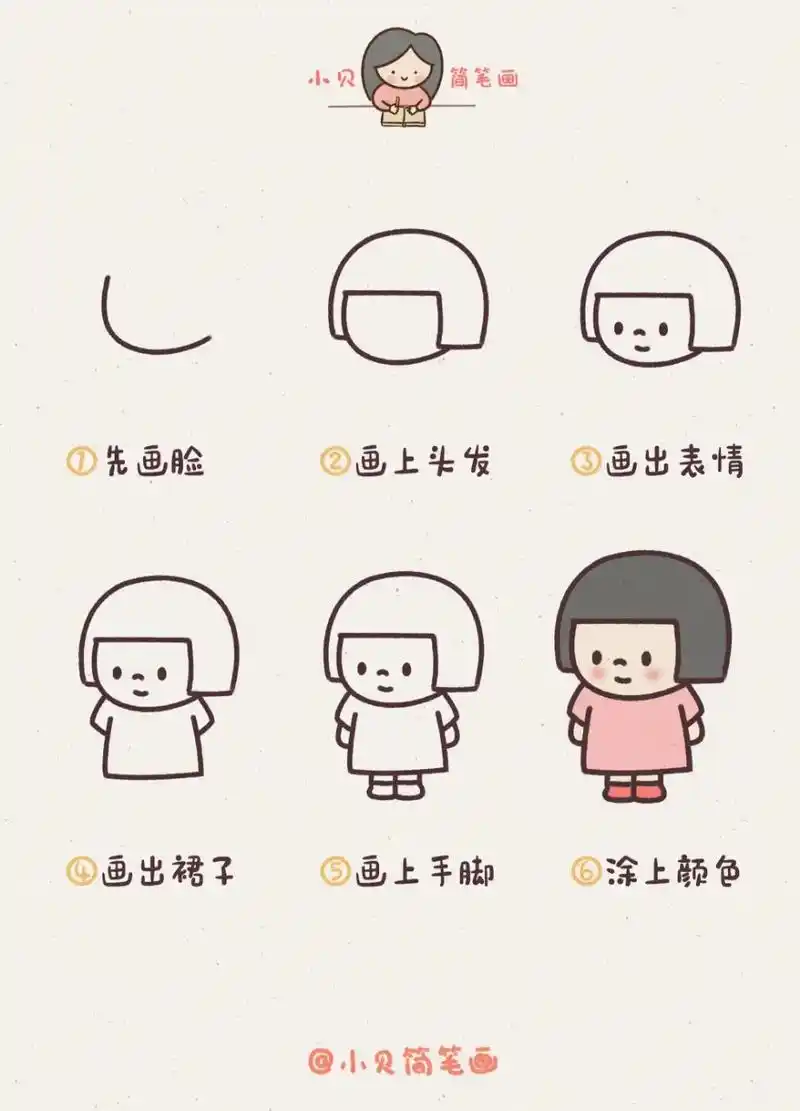 简笔画教程 #简笔画步骤图 #儿童简笔画