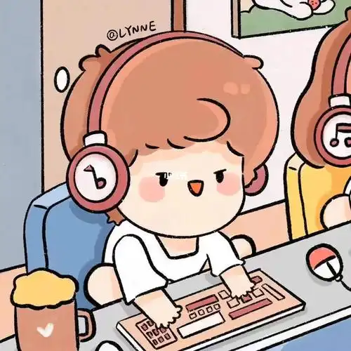 放假要一起打游戏小荔枝原创可爱情侣头像