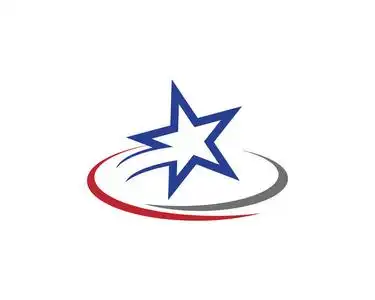 明星 logo 模板矢量图标插画设计图片