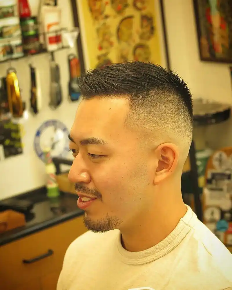 今夏男发流行三面光23款清爽有型很帅气适合大多数男士