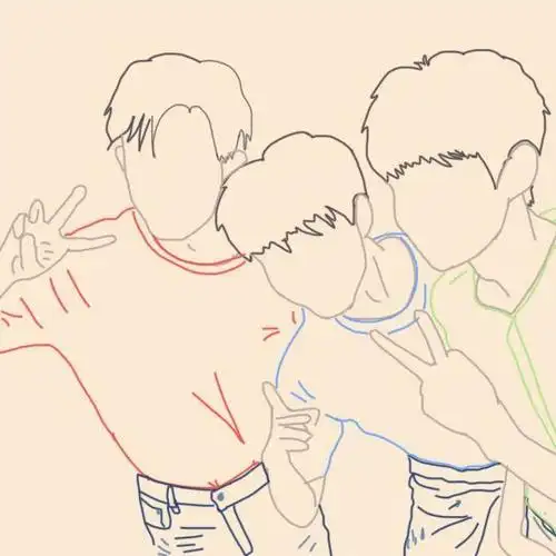 tfboys简笔画