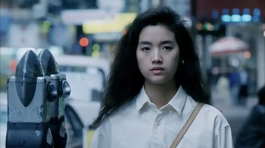 1990天若有情之追梦人乖乖女就这么穿赛博朋克的香港夜景吴倩莲