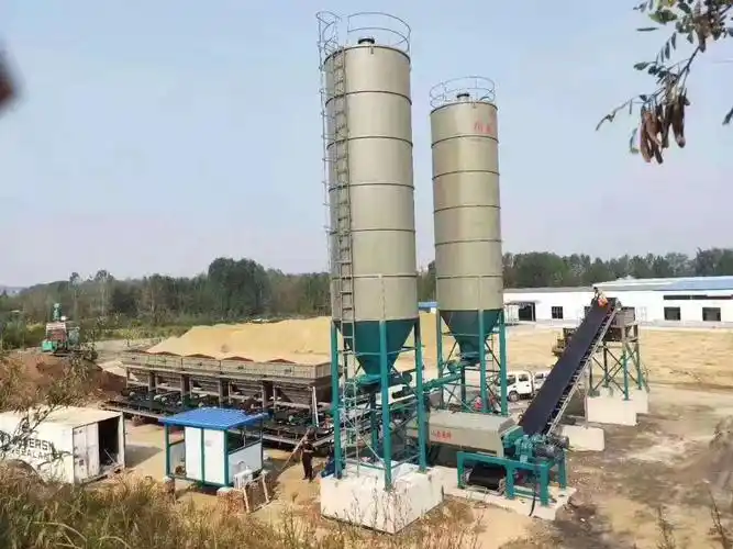 稳定土拌合站300吨水稳拌合站二灰土搅拌站整套设备建一套水稳站价格