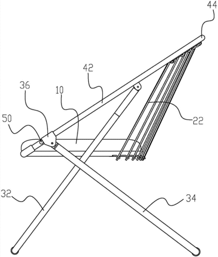 休闲折叠椅的制作方法