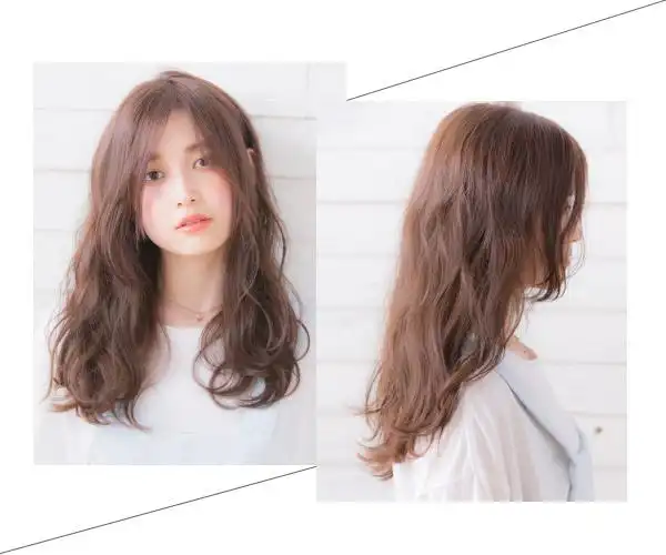 微卷 长发发型,就很美啦