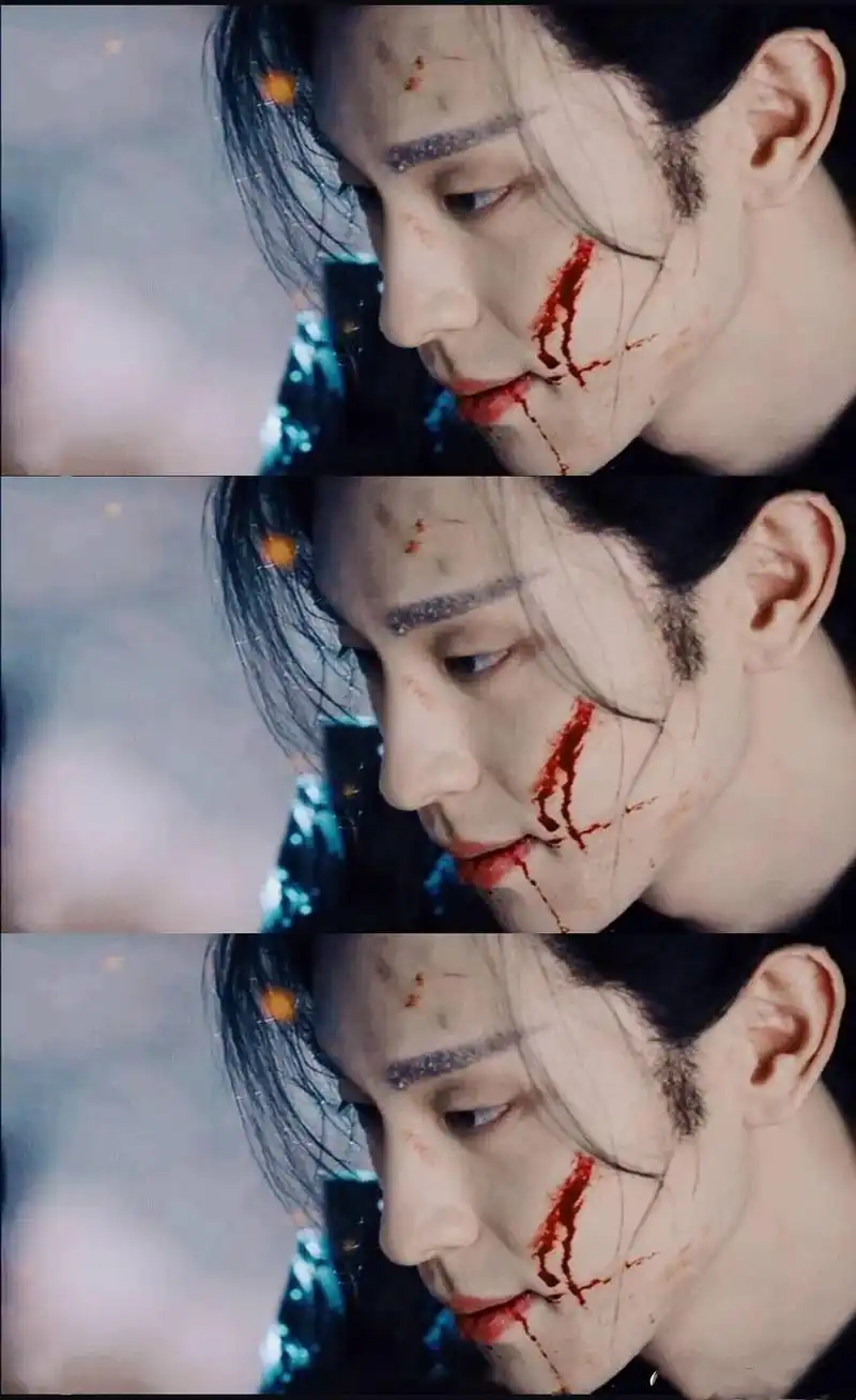 盘点古装男星受伤带血图,鹿晗,吴磊,任嘉伦,邓伦,胡歌,陈星旭,许凯