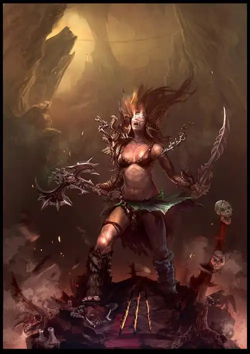 破坏神3优秀玩家作品暴雪官方网站今天发布了在去年举办的一次角色