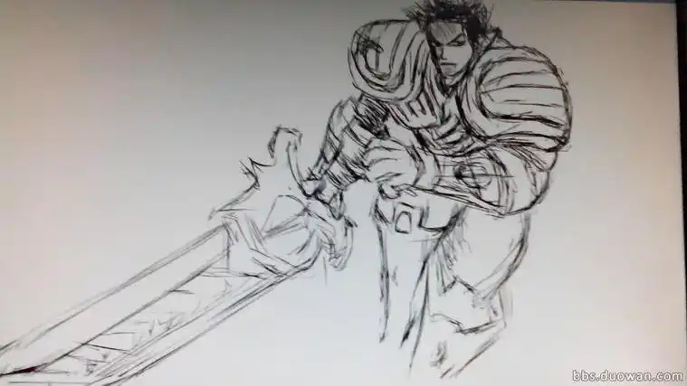 第5页简笔画盖伦图片大全内容有简笔画英雄联盟德玛西亚之力