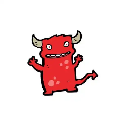 卡通淘气小恶魔,卡通淘气小恶魔