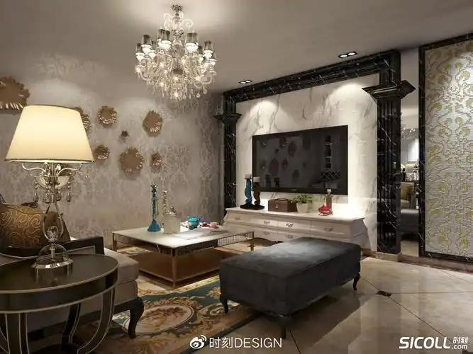 住宅家装室内设计客厅吊顶装饰风格高清实景效果图参考图合集丨1600张