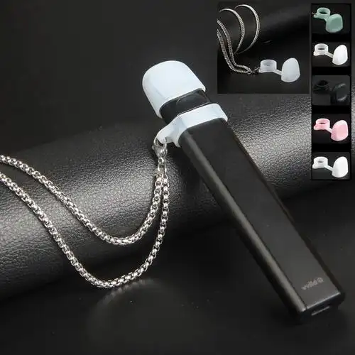 防尘适用vvild烟杆小野v1金属链硅胶带扣眼项链