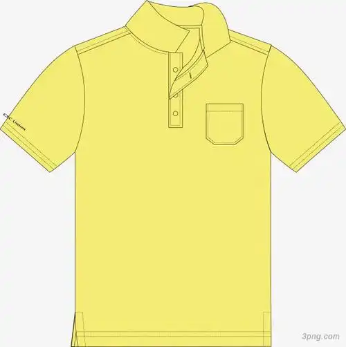 黄色卡通服装图