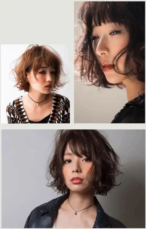 凌乱卷发型展示