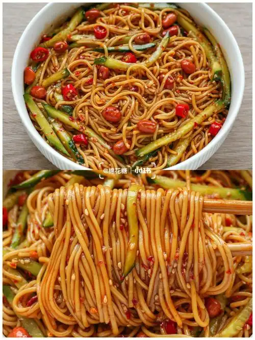 好吃到舔盘的酸辣拌面
