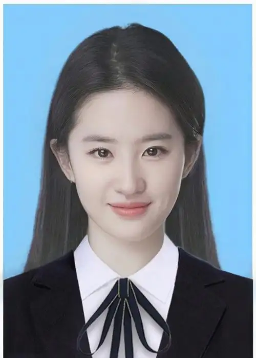 刘亦菲(并非ai换头别人,美图秀秀证件照功… - 高清图片,堆糖,美图