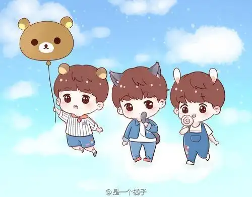 tfboys动漫q版图片大全