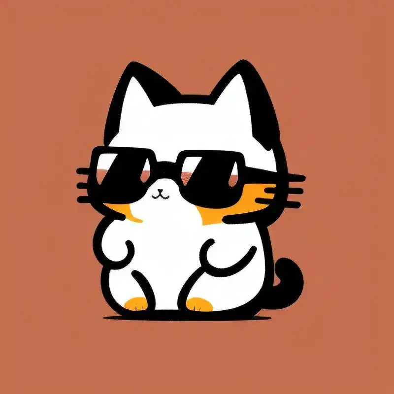 哇喔,看看这些超级可爱的戴眼镜的小猫头像吧!