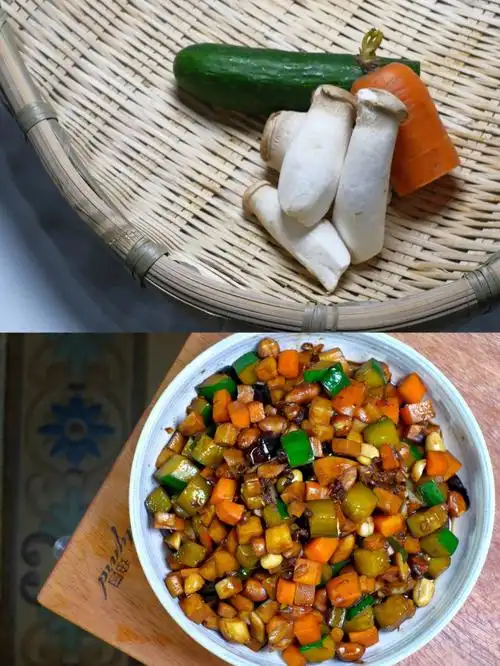 家常菜素菜素宫保鸡丁