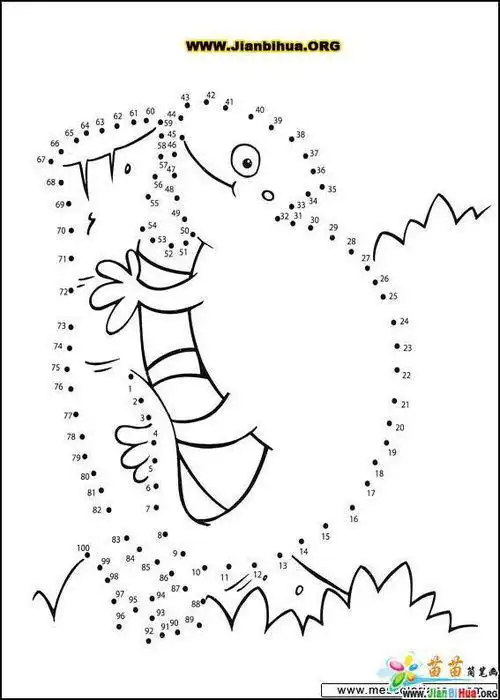 儿童连数字简笔画