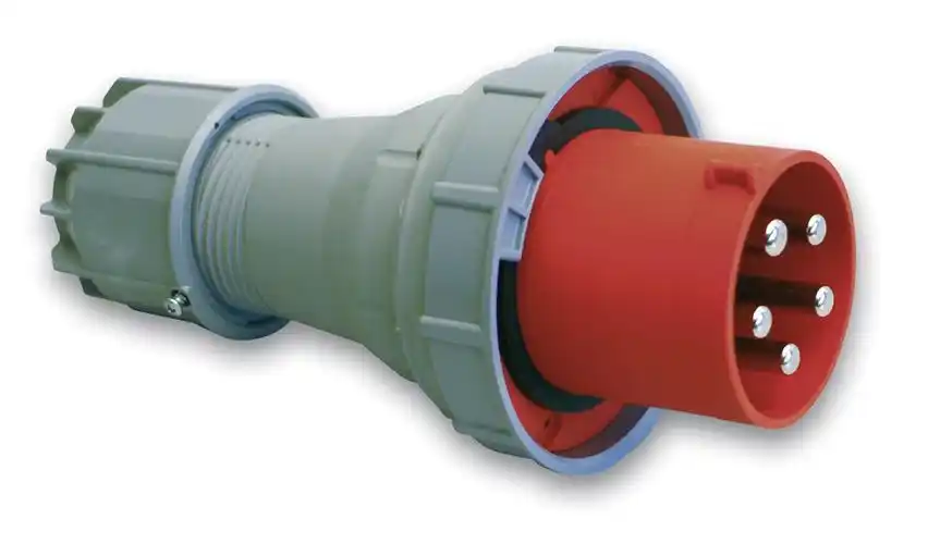 奥地利原装进口pce工业连接器230v400v16a32a63a125a插头强电电流插头